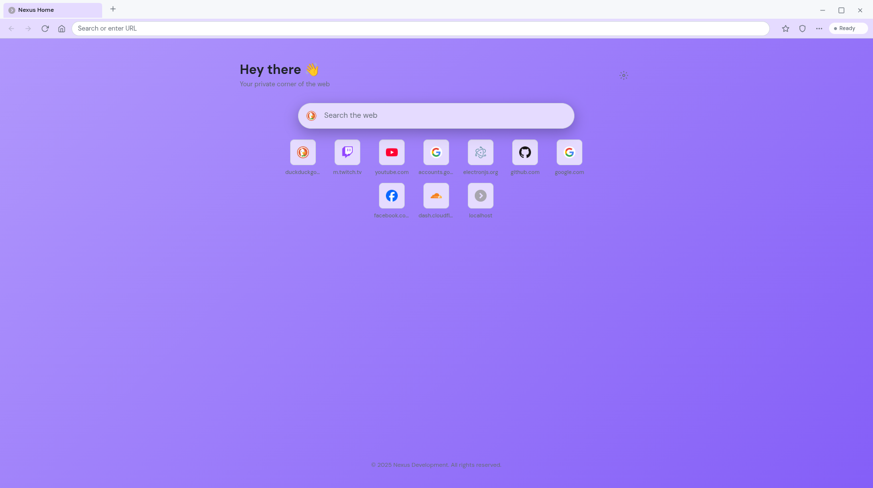 Nexus Browser preview 3